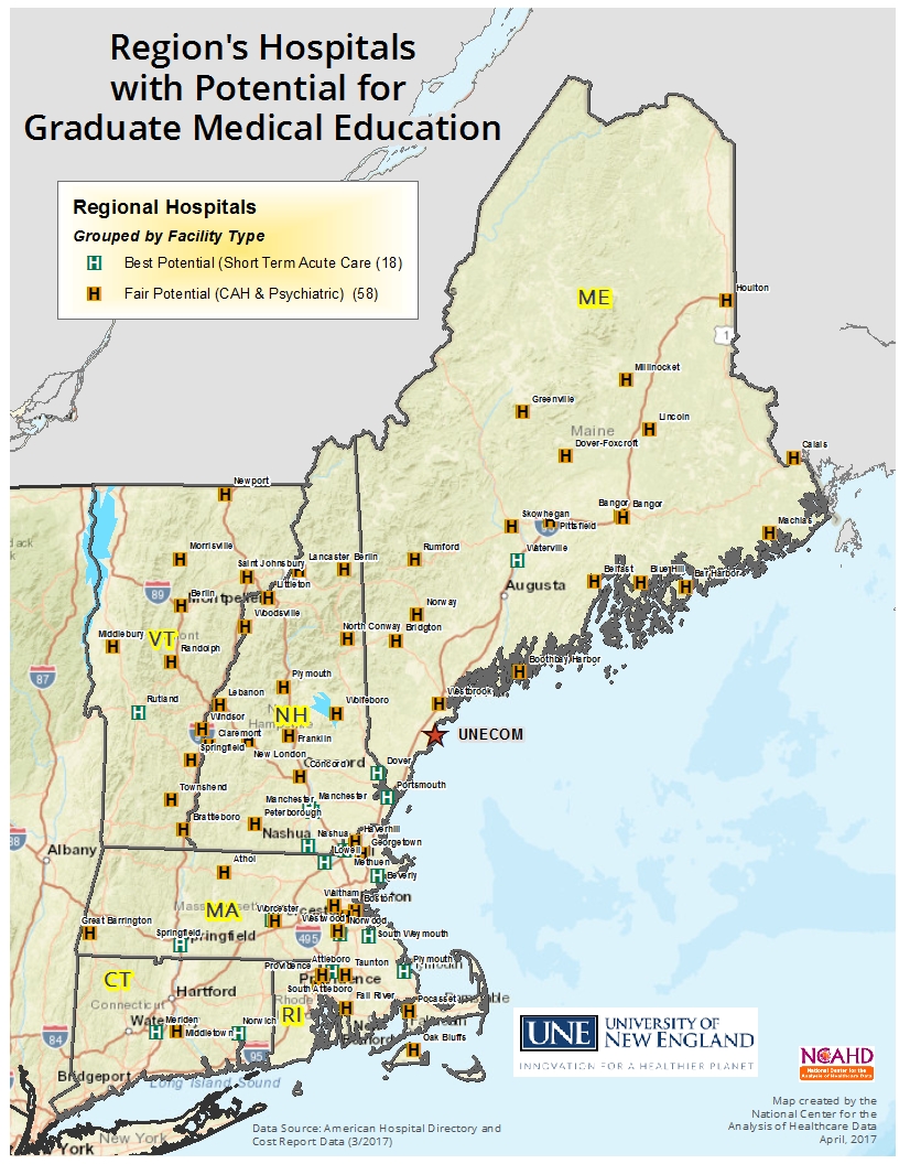 Regional UNECOM High Potential Hospitals